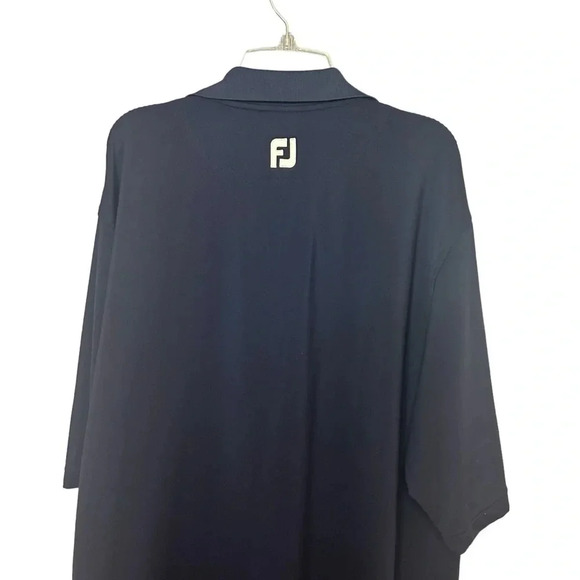Footjoy shirt polo navy blue center stripe size XL - Picture 6 of 9